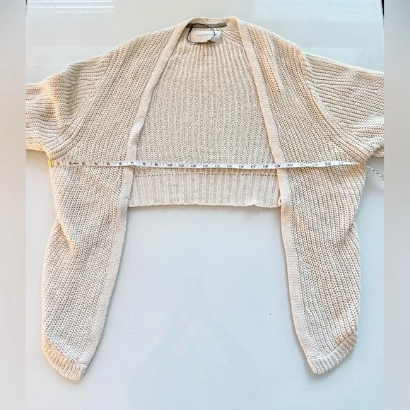 Brochu Walker Linen Open Knit Cardigan – CreamSize SNew